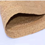 100% Woven Round Carpets Rugs for Living Room Bedroom Bulrush Natural Plant Grass Rattan Carpet Hotel Floor Mats Hand-woven - Image 5