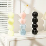 Bubble Glass Flower Vase Nordic Ins Crystal Ball Bottle Hydroponic Ball Art Flower Ware Plant Pot Room Decor Desktop Ornaments - Image 3