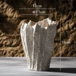 OasinNordic Irregular Ceramic Vase for Pampas Grass Home Bedroom Living Room Table Centerpiece Decoration Accessories Desk - Image 6