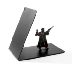 Harer Potty Range Book Ends for Fan Collection Heavy Duty Metal Bookends Office Desktop for Book Lovers Office Supplies - Image 2