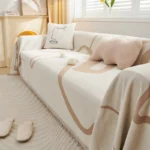 Nordic Tassel Knitted Blanket Solid Fringe Blanket For Bed Travel Sofa Shawl Throw Blanket Large Size Air Conditioner Blanket