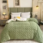 Winter Quilt Blanket Double Sided Velvet Lamb Cashmere Double Bed Quilts King Queen Full Size Bed Duvet Thicken Comforter Core - Image 5