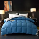 95% Goose Down Duck Duvet Quilted Warm Comfortable Cotton Quilt King Queen Full Size Hotel Duvet Comforter Winter Throw Blanket - Image 2