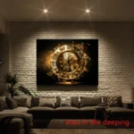 Motivational Abstract Style Time Is Money with A Clock Office Art Poster Canvas Painting Wall Prints Picture for Room Home Decor - Image 4
