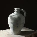 Retro And Nostalgic Handmade Ceramic Vases 25.5CM High Handmade Style Flower Vase Dried Flowers Decorative Home Decoration - Image 6