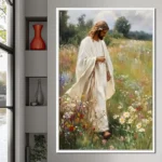 Christian Religion Holy Faith Jesus Walking on Water Art Poster Print Jesus Hugs Woman Canvas Painting Living Room Home Decor - Image 5