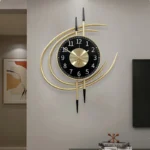 Modern Simple Wall Clock Creative Nordic Retro Metal Silent Living Room Restaurant TV Background Wall Decororation Hanging Watch - Image 3