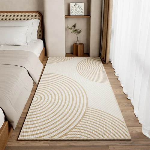 Wabi-Sabi Anti-Slip Japanese Rug: Washable, Thick & Cozy