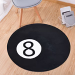 Soft Plush Bathroom Carpets-non-slip, Machine Washable and Absorbent round Mats-ideal for Bathroom Floor Decoration, Bedroom Doo - Image 2