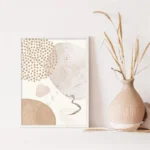 Abstract Bohemian Geometric Beige Poster Canvas Painting Wall Art Printing Picture Bedroom Living Room Home Decoration Picture - Image 5