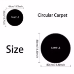 MINISO DISNEY Cartoon Lilo & Stitch Print Round Carpet Living Room Bedroom Table Chair Sofa Decorative Carpets Exquisite Gift - Image 5
