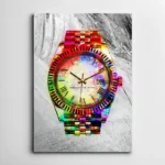 Graffiti Watch Creative Canvas Art Painting Modern Style Fashion Wall Art Poster and Prints for Home Office Room Wall Decor Gift - Image 2