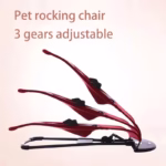 Dog Cat Rocking Chair Pet Dog Cat Bed Spring Recliner Portable Puppy Nest Folding House Comfort Nest for Pet Cat Dog Supplies - Image 3