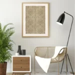 Farmhouse Gallery Wall Set of 2 Retro Tree Sketch Canvas Art in Vintage Neutral Tones Nature Themed Poster for Living Room Decor - Image 4