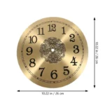 Quartz Wall Clock Dial Face Vintage Aluminium Metal Wall Clock Arabic Numeral Bedroom Living Room Clock Decoration - Image 6