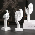 European crafts ornaments simple abstract figure sculpture office living room sculpture art decorations - Image 5