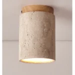 Natural wind tunnel stone Ceiling light Wabi Sabi corridor balcony LED lighting decoration pending light bedside table wall lamp - Image 4