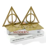 1Pair Classic Magic Triangle Hollow Bookends Movie Merchandise Desktop Table Decoration Retractable Book Support Book Holder - Image 5