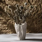 OasinNordic Irregular Ceramic Vase for Pampas Grass Home Bedroom Living Room Table Centerpiece Decoration Accessories Desk - Image 3