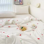 Super Soft Double Layer Yarn Summer Quilt for Child or Adult Air Conditioning Comforter Skin-friendly Light Summer Blanket Duvet - Image 5