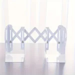 Adjustable Desktop Bookends Book Stand Bookend Iron Desktop Art Non Slip Rack Shelf Holder School Stationery Office Accessories - Image 5