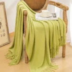 Modern Simple Knitted Blanket For Bed Super Cozy Sofa Cover Household Throw Blanket Office Nap Cover Luxury Bed Tail Towel Shawl - Image 2