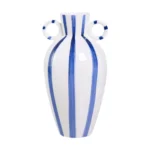 Boho Ceramic Vase Flower Arrangement Display for Kitchen Farmhouse Indoor - Image 2