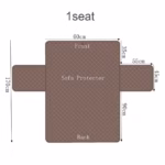 Sofa Cover Quilted Anti-wear Couch Cover for Dog Pet Kids Recliner Armchair Furniture Slipcovers 1/2/3 Seater Protect - Image 6