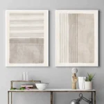 Abstract Beige Gray Posters Prints Minimalist Line Canvas Painting Wall Art Pictures Interior for Living Room Home Decor - Image 5