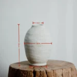 Retro And Nostalgic Handmade Ceramic Vases Dried Flowers Decorative Vase 20CM High Flower Vase Accessories For Home Decor - Image 4