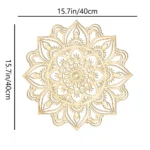 1 pc Metal Wall Art Moroccan Decoration to Enhance Your Living Room with Indian and Mandala Design Stylish Home Accent Piece - Image 2