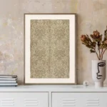 Farmhouse Gallery Wall Set of 2 Retro Tree Sketch Canvas Art in Vintage Neutral Tones Nature Themed Poster for Living Room Decor - Image 2