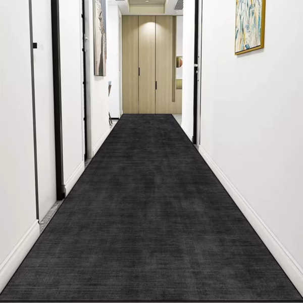 Light Luxury Long Corridor Carpet Solid Color Abstract Hall Runner Rugs Modern Hallway Aisle Floor Mat Bedroom Bedside Carpets