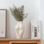 Ceramic Semi-naked Vase Human Body Crafts Female Ass Flower Arrangement Accessories Home Decoration Ornaments - Image 4