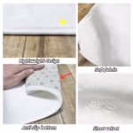 Stylish Grey Geometric Round Rug for Modern Living Spaces - Image 6