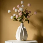 OasinNordic Ceramic Vase Abstract Modern Centerpiece Decorative Home Living Room Tabletop Decoration Accessories Bathroom