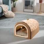 Dog Cave Shelter Detachable Large Dog Bed House Washable Cat House Nest Comfortable Winter Cat Bed Castle Dogs Cats Pet Supplies - Image 3