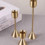 Luxury Golden Color Metal Candle Holders Candlestick Wedding Table Candle Stand New Year Bar Party Candelabra Home Decorations - Image 2