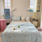 High-quality Cartoon Summer Cooling Blanket for Bed Double Side Ice Silk Air Conditioning Comforter Soft Cool Feeling Silk Duvet - Image 2