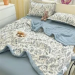 Printed Thin Duvet Skin-friendly Comforter 100x150cm for Kids Quilt Soft Bedspread Summer Blanket edredones (No Pillowcase) - Image 3