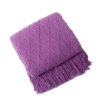 Inya Nordic Knitted Throw Thread Blankets on the Bed Sofa Throw Travel TV Nap Blankets Soft Towel Bed Plaid Tapestry