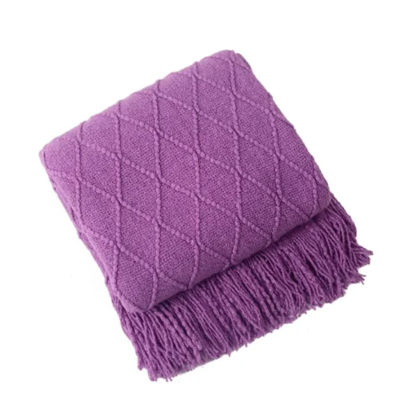 Inya Nordic Knitted Throw Thread Blankets on the Bed Sofa Throw Travel TV Nap Blankets Soft Towel Bed Plaid Tapestry