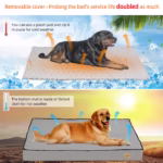 L-3XL Dog Bed Orthopedic Pet Calming Bed Soft Sponge Foam Base Dog Crate Kennels Mat with Removable Cover - Image 6