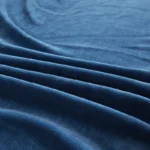 Solid Stretch Velvet Fabric Fitted Sheet Soft Elastic Bedspread Mattress Cover Bed Linen Protector Fitted Sheet Winter Keep Warm - Image 4