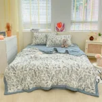 Printed Thin Duvet Skin-friendly Comforter 100x150cm for Kids Quilt Soft Bedspread Summer Blanket edredones (No Pillowcase) - Image 4