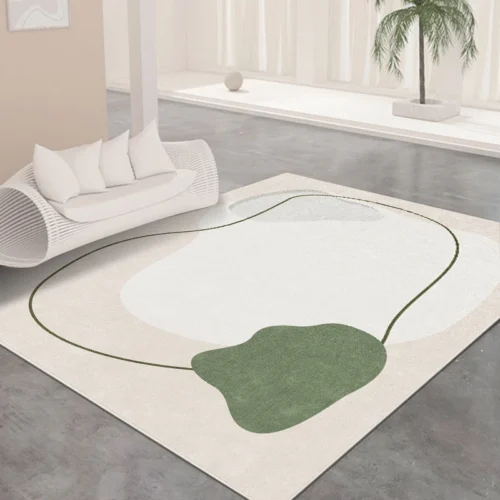 Scandinavian Minimalist Bedroom Rug for Stylish Home Decor