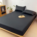 Waterproof Mattress Cover Bed Fitted Sheet Throw Mattress Bedspread Protector Pads Single/Double/King/Queen Full Size Gray/White - Image 5