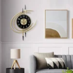 Modern Simple Wall Clock Creative Nordic Retro Metal Silent Living Room Restaurant TV Background Wall Decororation Hanging Watch - Image 6