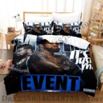2025 Jey USO Bedding Set Single Twin Full Queen King Size Bed Set Adult Kid Bedroom Duvetcover Sets Anime Bed Sheet Set - Image 5