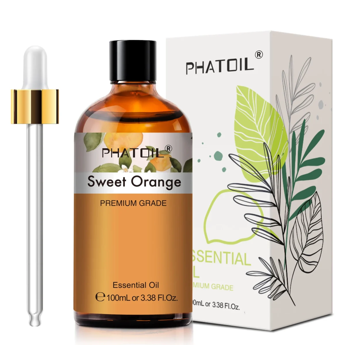 PHATOIL 100ml Eucalyptus Essential Oil For Skin Lavender Vanilla Jasmine Lemon Bergamot Aroma Oil for Aromatherapy Candle Making - Image 5